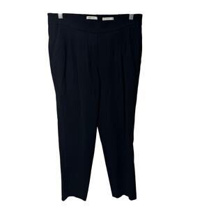 Babaton Aritzia Women’s Pants Sz 4 Black Trousers Japanese‎ Fabric Pleated Front